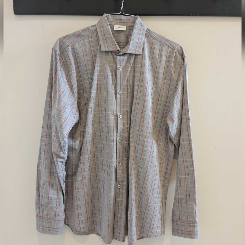 Calvin Klein Extreme Slim Fit Dress Shirt 16.5 34/35
